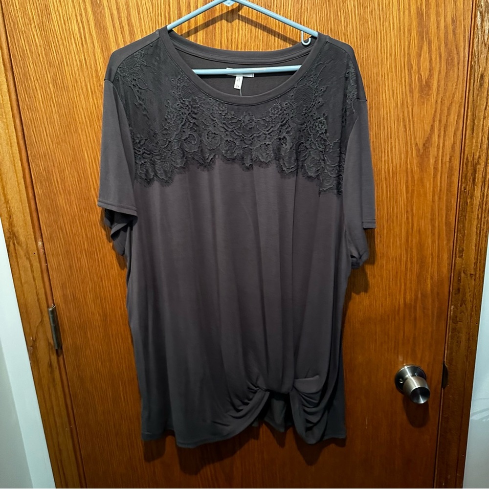 Maurices lace twist tee